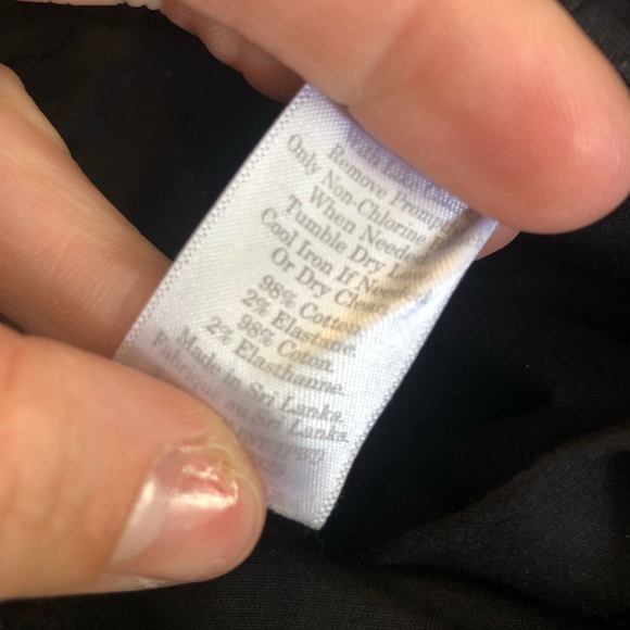 Everlane wide legged pull on pants, black, EUC - Picture 7 of 7